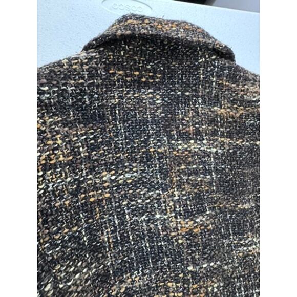 "ENZO ANGIOLINI" Wool Womens Trench Coat, SZ M, Quiet Luxury, Old Money, Rustic - Picture 13 of 14